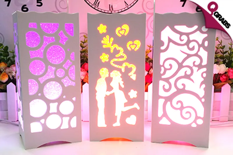 For QR49 Bask in the Glow with Shimmering Lamps in Six Pretty Silhouette Designs! (QR116 Value)